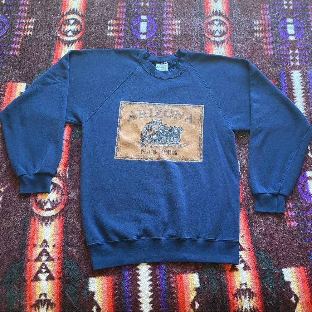 VTG Arizona Western Traditions Santee Crewneck sweater. Med. USA. 90’s.